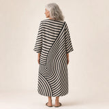 Solène | Robe Longue Graphique