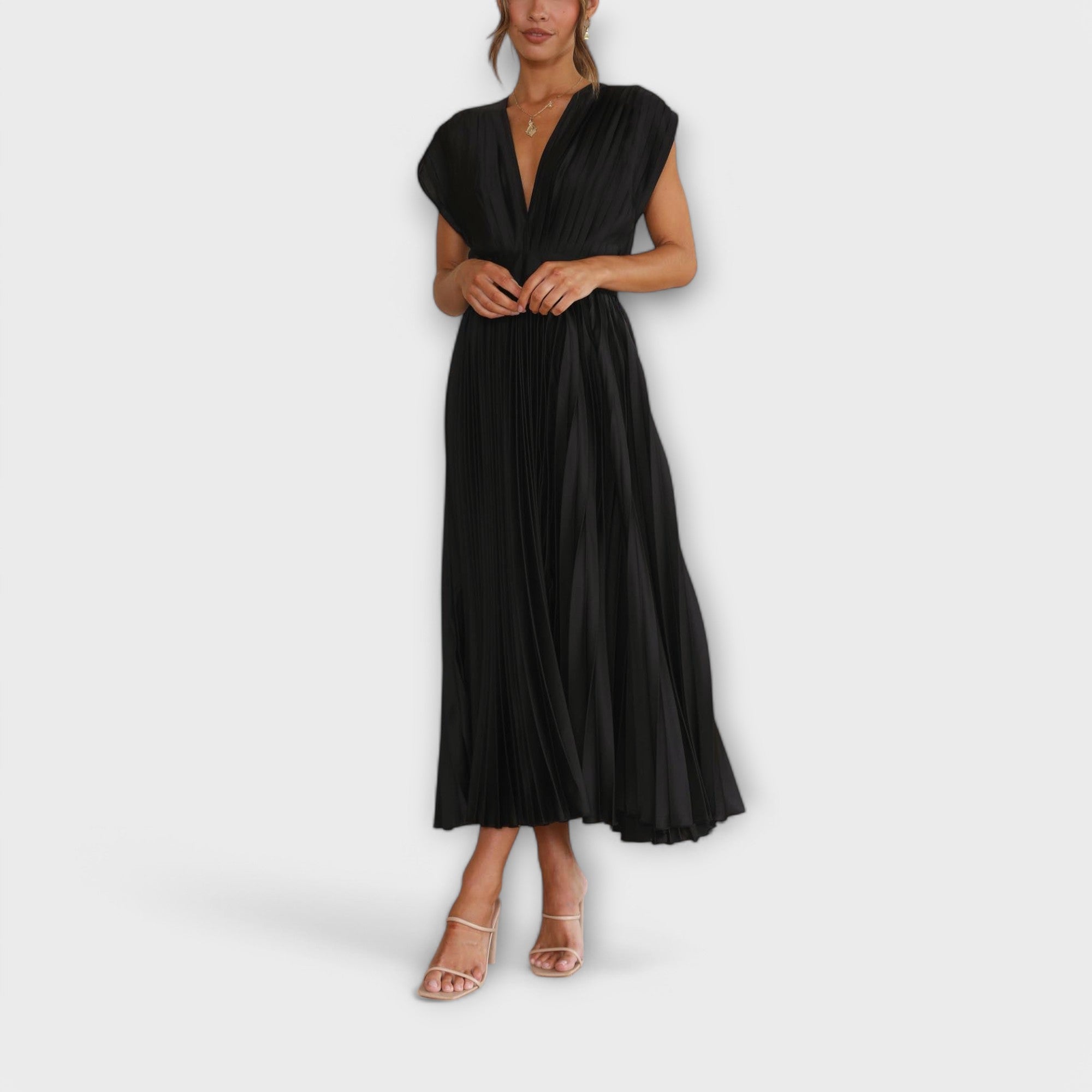 Maria - Robe plissée élégante