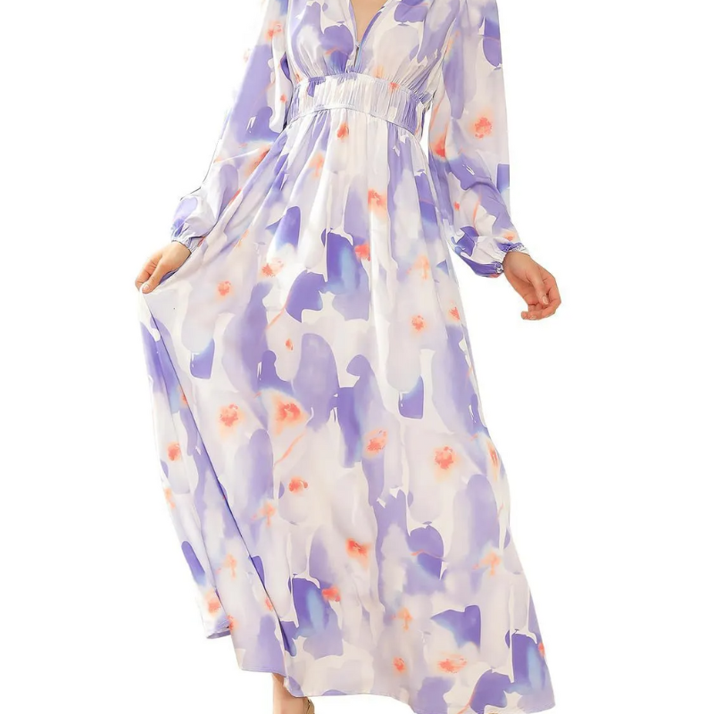 Juliette | Robe Féminine à Motif Floral