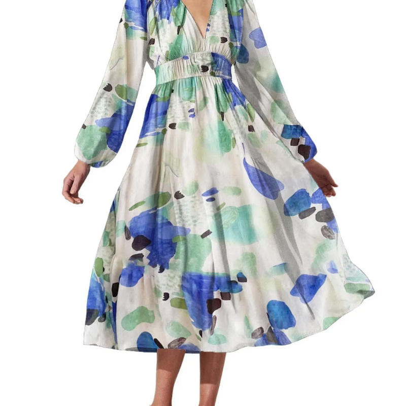 Juliette | Robe Féminine à Motif Floral