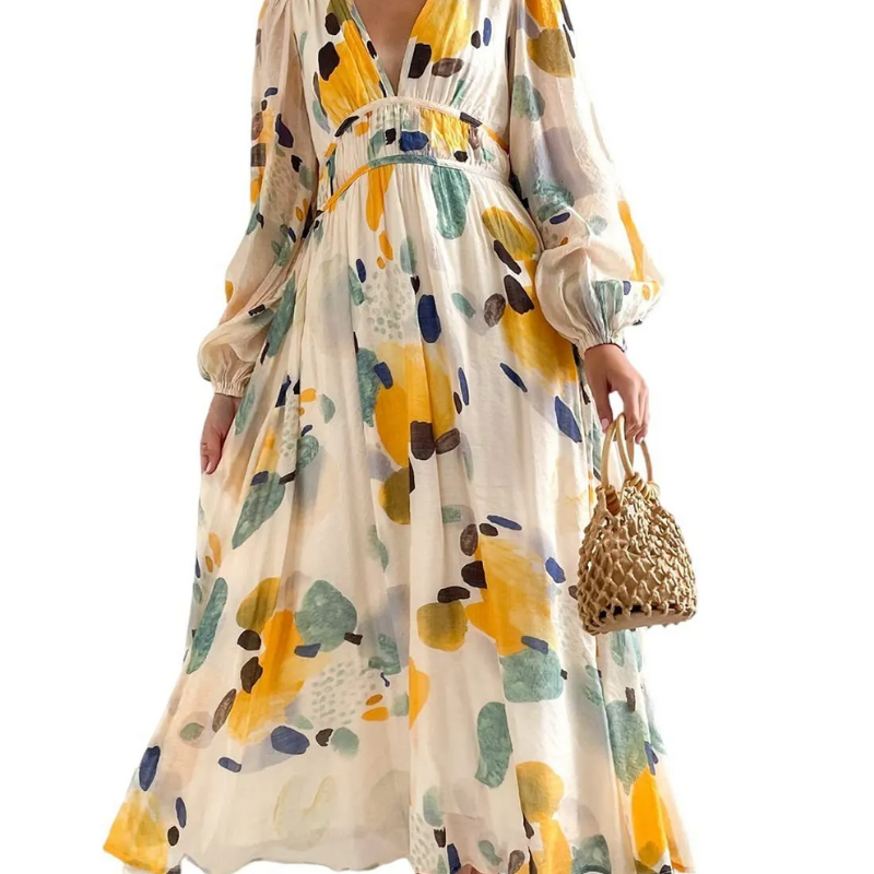 Juliette | Robe Féminine à Motif Floral