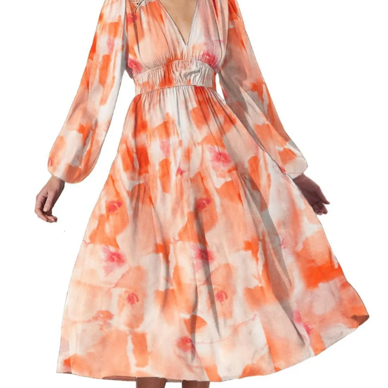 Juliette | Robe Féminine à Motif Floral