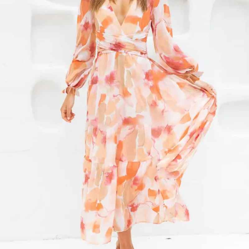 Juliette | Robe Féminine à Motif Floral