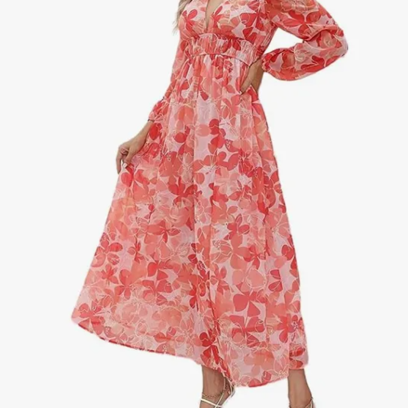 Juliette | Robe Féminine à Motif Floral