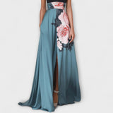 Natalie - Robe Maxi A-Ligne Florale