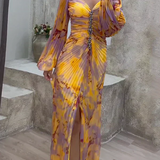 Cully – Robe avec Décolleté en V et Silhouette Fluide