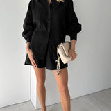Elizabeth - Ensemble chemise légère et shorts