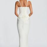 Villars – Robe Maxi avec Décolleté Carré