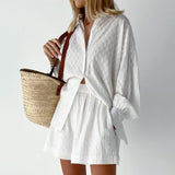 Elizabeth - Ensemble chemise légère et shorts
