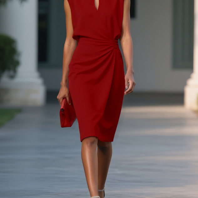 Vevey – Robe Midi Élégante
