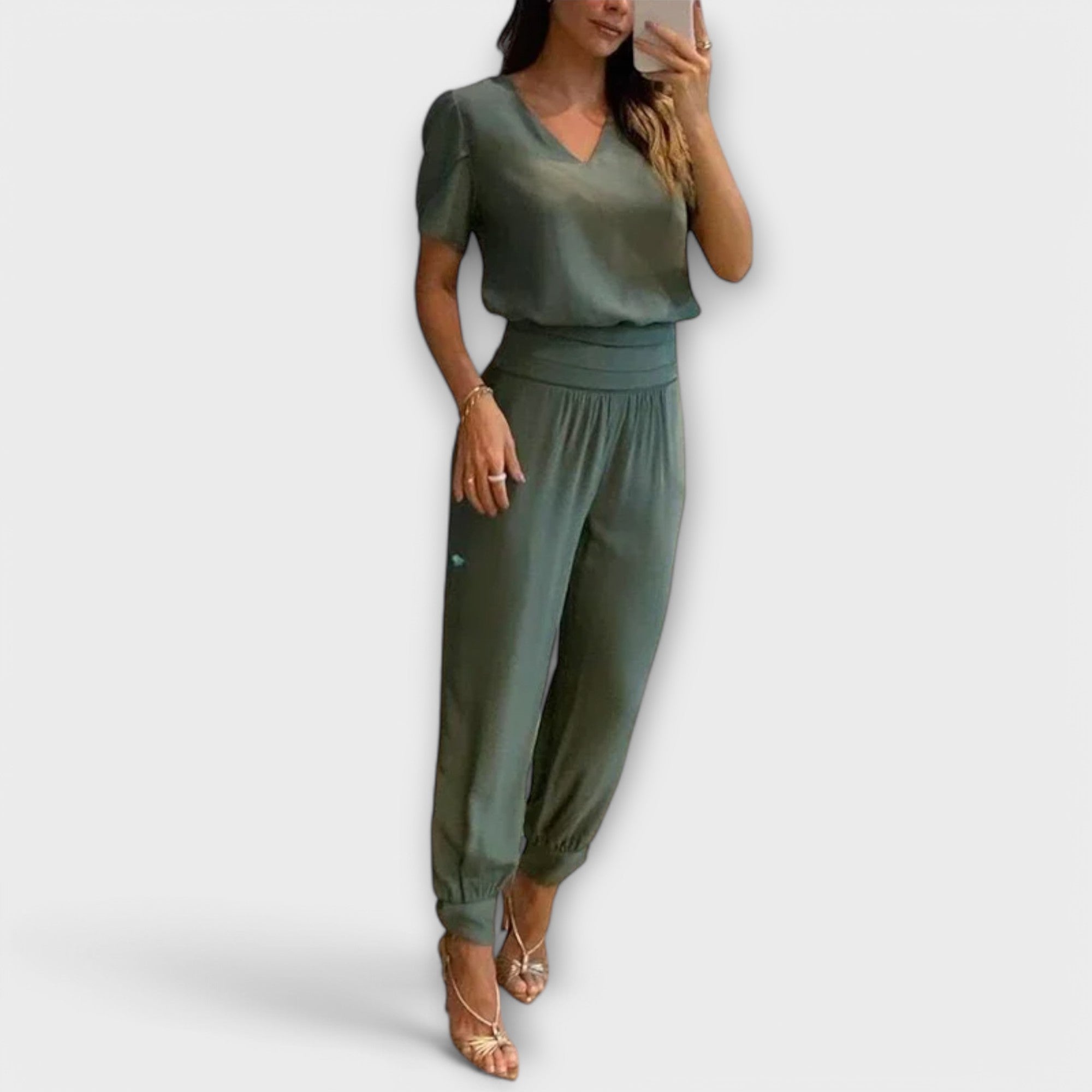 Irmelin – Ensemble Élégant Avec Haut Et Pantalon