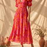 Yvette | Robe Maxi Éclat Solaire
