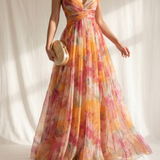 Charline | Robe Maxi Envoûtante à Imprimé Floral
