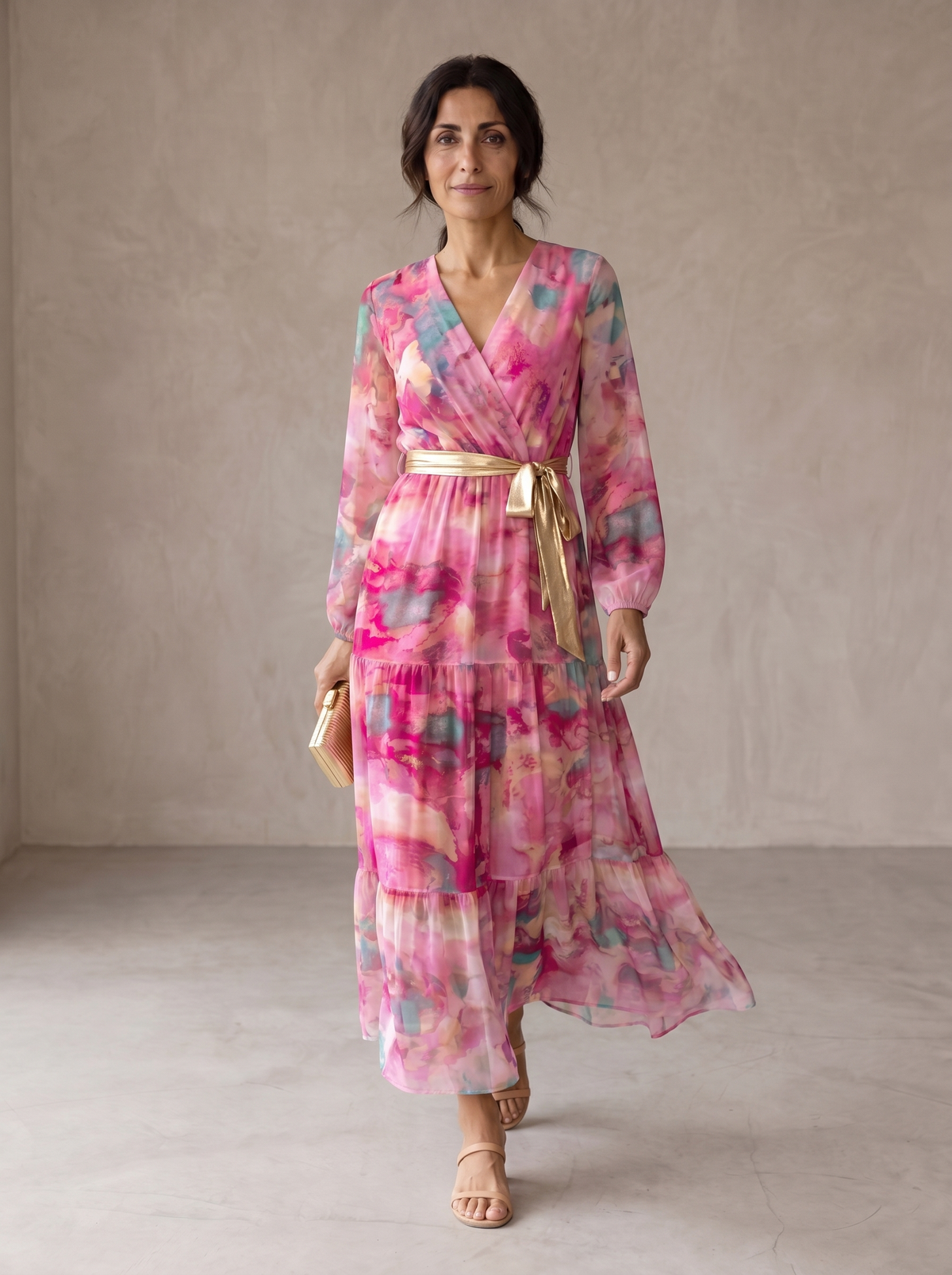 Hazel | Robe portefeuille à imprimé floral