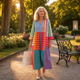 Frida | Robe Colorblock Artistique