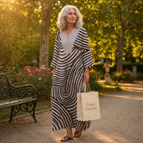 Solène | Robe Longue Graphique