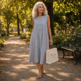 Noémie | Robe Midi Minimaliste