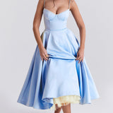 Lutry – Robe Midi en Tulle avec Jupe Ample