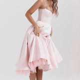 Lutry – Robe Midi en Tulle avec Jupe Ample