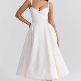 Lutry – Robe Midi en Tulle avec Jupe Ample