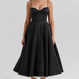 Lutry – Robe Midi en Tulle avec Jupe Ample