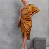 Leysin – Robe Midi à Silhouette Délicate