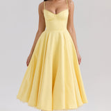 Lutry – Robe Midi en Tulle avec Jupe Ample