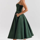 Lutry – Robe Midi en Tulle avec Jupe Ample