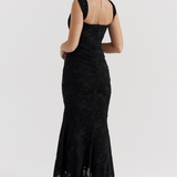 Riaz – Robe Maxi avec Dentelle Appliquée avec Finesse