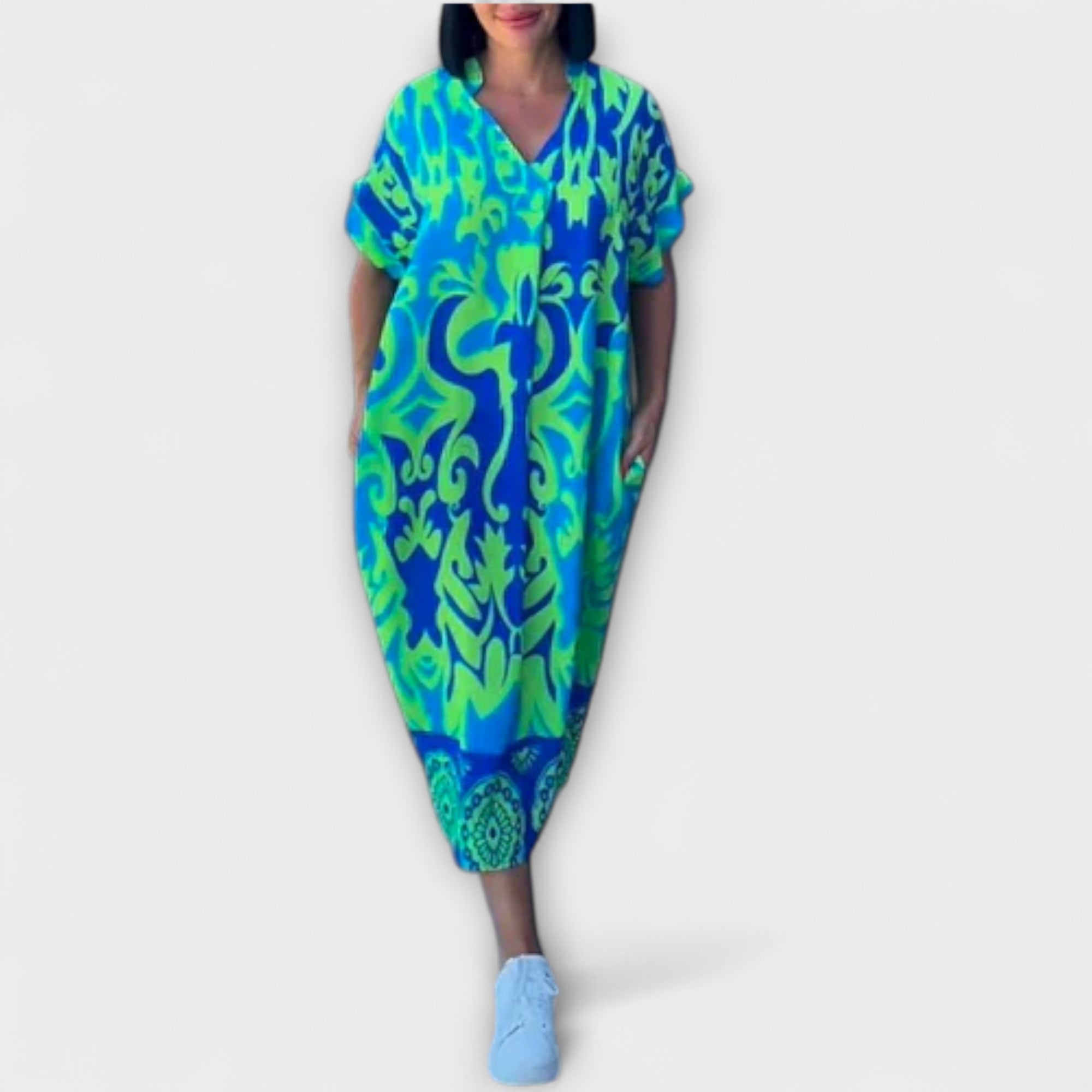Elena - Robe à fleurs élégante