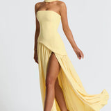 Palézieux – Robe Longue Élégante avec Ligne Classique