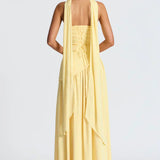 Palézieux – Robe Longue Élégante avec Ligne Classique