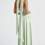 Palézieux – Robe Longue Élégante avec Ligne Classique