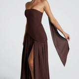 Palézieux – Robe Longue Élégante avec Ligne Classique
