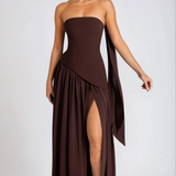Palézieux – Robe Longue Élégante avec Ligne Classique