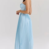 Rougemont – Robe Maxi avec Drapé Délicat