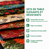 Océane - Set de table matelassé Saint Enfant