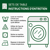 Jeanne - Set de table matelassé Esprit du Texas