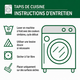 Lise - Tapis de cuisine Ours en Style Naturel