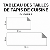 Lise - Tapis de cuisine Ours en Style Naturel