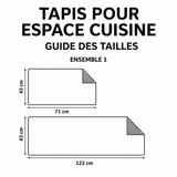Aurélie - Tapis de cuisine Ours Majestueux