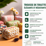 Emma - Trousse de toilette matelassée Teinte Violet Élégant