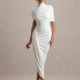 Savigny – Robe Maxi avec Manches Cape